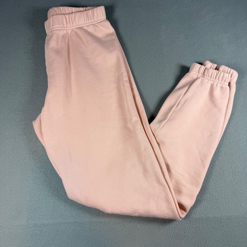 Tna CozyAF Fleece Jogger Sweatpants XS Pink Elastic Waist Relaxed Fit Aritzia